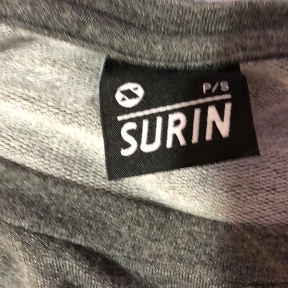 Gray sport sweater with mesh on the arms - Picture 4 of 4